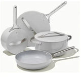 Nonstick Ceramic Cookware Set Pots Pans Lids and Kitchen Storage Non Toxic PTFE & PFOA Free Oven Safe Julia M Home & Kitchen