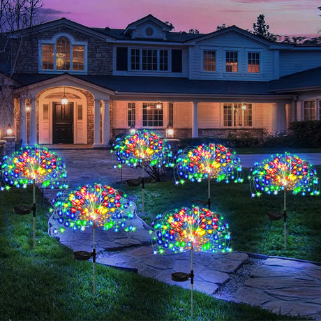 Solar Firework Fairy Lights: Illuminate Your Outdoor Space in Style  Julia M Home & Kitchen   