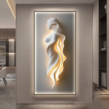 Lumière Entrance Wall Art | Illuminated Abstract Canvas