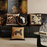 Nordic Vintage Series 45x45cm Pillows Case Living Room Sofa High-end Decoration Balcony Bay Window Office Seat Back Cushion - Julia M LifeStyles