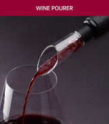 4-in-1 Electric Bottle Wine Opener Set Rechargeable Electric Automatic Corkscrew Wine Opener Set Wine Stopper, Wine Pourer Julia M Home & Kitchen