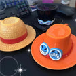 Anime Coffee Mug with Saucer Creative Luffy Ace Sabo Three Brothers Hat Shaped Ceramic Coffee Cup Child's Birthday Gift Cup Julia M LifeStyles