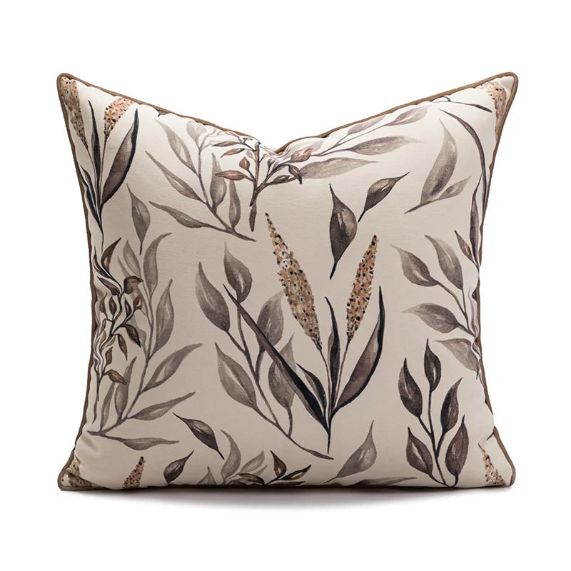 Brown coffee Modern Simplicity Pillow Covers Decorative Nordic Light Luxury Pillow Case 45*45 Jacquard Living Room Pillowslip Julia M Home & Kitchen