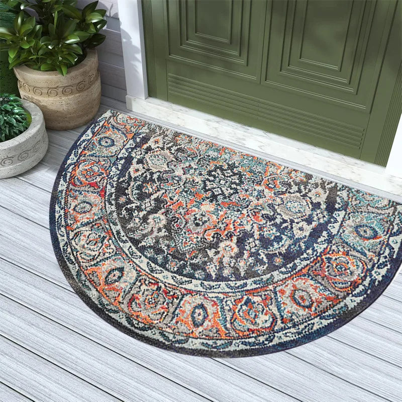 Bohemian Semi-Circle Welcome Door Mat