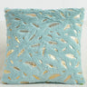 2pcs faux fur foil print feather decorative throw pillow cover,fluffy and soft plush cushion cover,for sofa bed, living room
