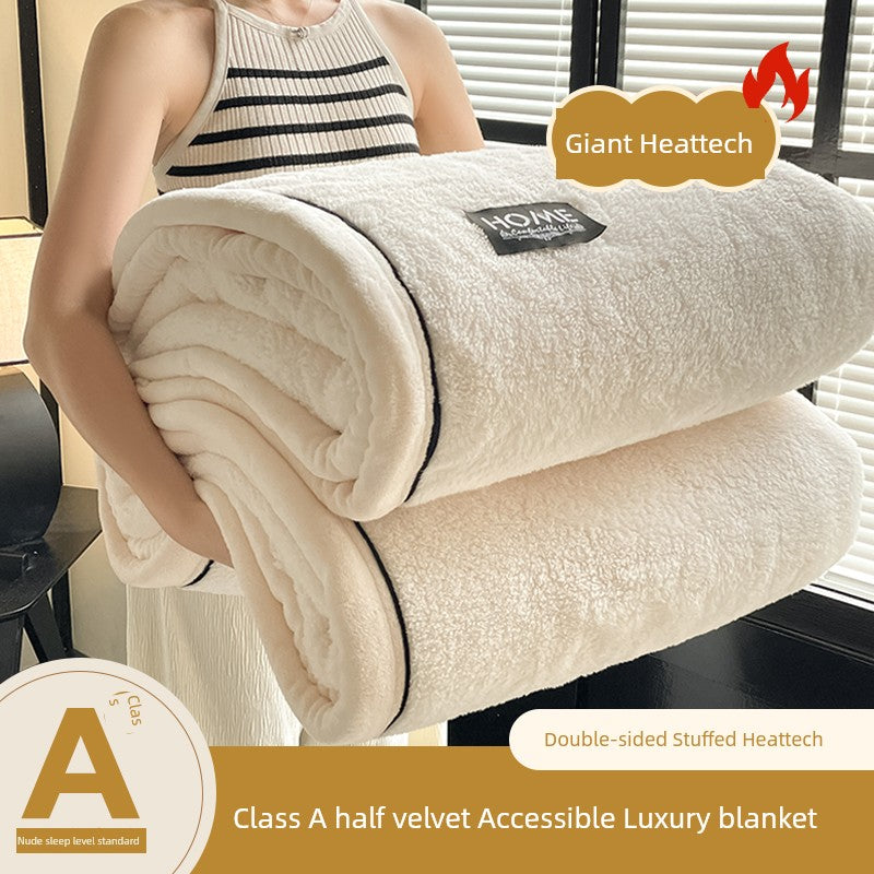 Winter Coral Fleece Cover Throw lanket Office Nap Blanket Sofa Cover Dormitory Half Velvet Blanket Julia M LifeStyles