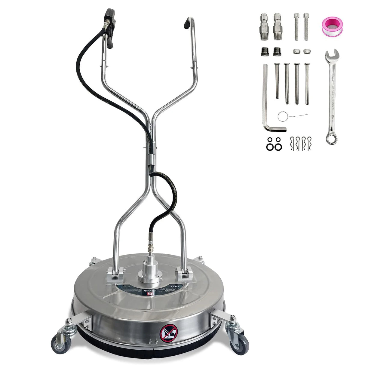 20" 4600 PSI Pressure Washer Surface Cleaner with Dual Handles