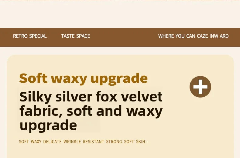 Thickened Elastic Silver Fox Fleece Sofa Cover