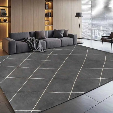Modern Light Luxury Abstract Rug for Living Room