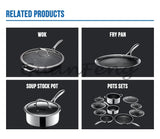 Nonstick Ceramic Cookware Set Pots Pans Lids and Kitchen Storage Non Toxic PTFE & PFOA Free Oven Safe Julia M Home & Kitchen