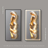 Lumière Entrance Wall Art | Illuminated Abstract Canvas