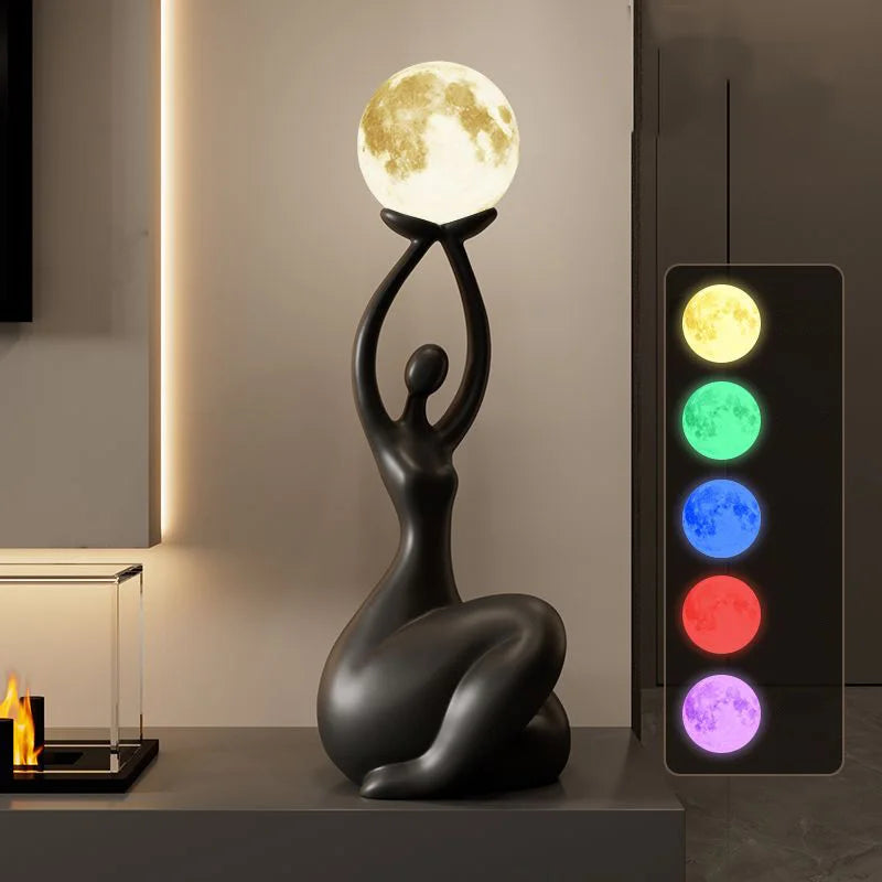 Élan Figure Sculptural Lamp | Modern Abstract Art Lighting