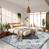 Moroccan Retro Style Bathroom and Living Room Floor Mat