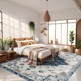 Moroccan Retro Style Bathroom and Living Room Floor Mat