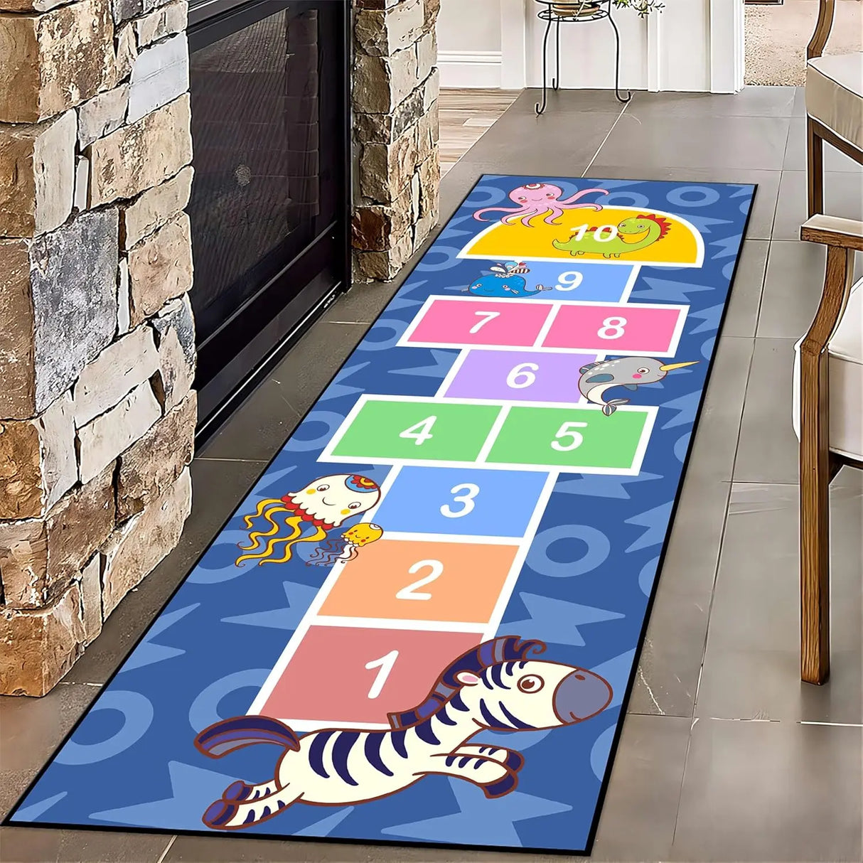 Cartoon Runner Rug for Kids - VIKAMAC