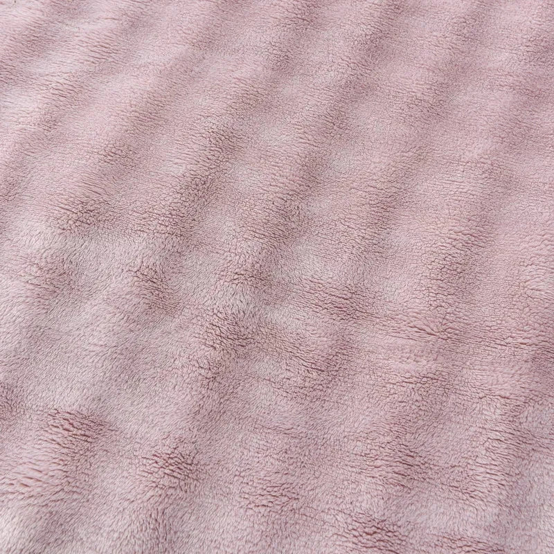 Cozy Coral Fleece Rabbit Fur Blanket for Sofa & Bedroom Julia M LifeStyles