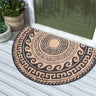 Bohemian Semi-Circle Welcome Door Mat