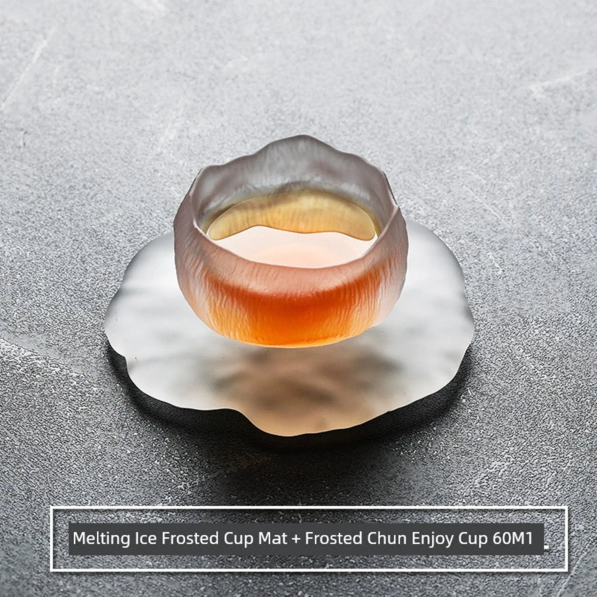 Elegant Frosted Japanese Glass Tea Cup – Single Serve Delight Julia M Home & Kitchen