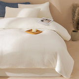 Plush Fleece Duvet Cover Set with Sheet, 4-Piece