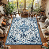 Vintage Bohemian Easy Care Foldable Door Bathroom Floor Mat