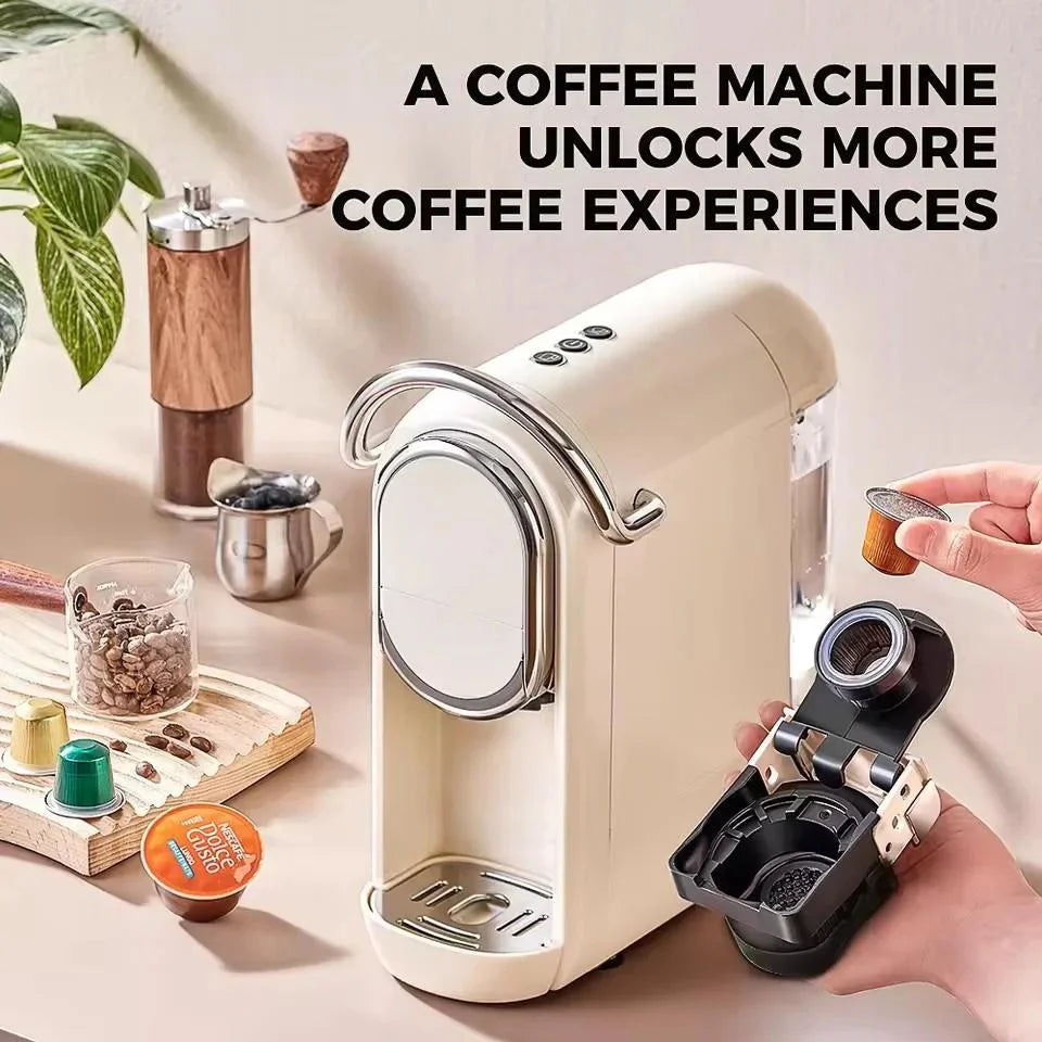 220V 19Bar 600ml 3in1 Nespresso Capsule Espresso Maker Fully Automatic Portable Office Small Home Italian Capsule Coffee Machine Julia M LifeStyles
