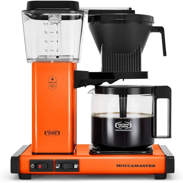 Moccamaster 53947 KBGV 10-Cup Coffee Maker Orange, 40 Ounce, 1.25l Julia M LifeStyles