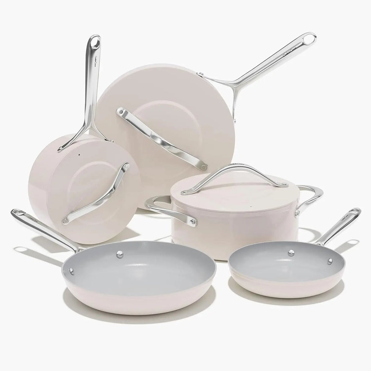 Ceramic Cookware Set Nonstick Pots and Pans Set 8-Piece - Non-Toxic & PTFE/PFOA/PFAS Free, Induction Cookware, Julia M LifeStyles