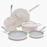 Ceramic Cookware Set Nonstick Pots and Pans Set 8-Piece - Non-Toxic & PTFE/PFOA/PFAS Free, Induction Cookware, Julia M LifeStyles