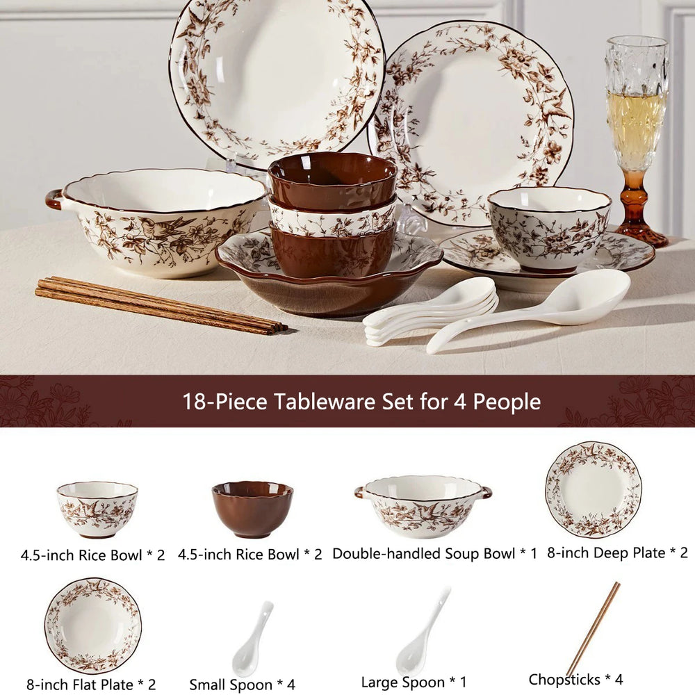 The Rosecourt Vintage Ceramic Dinnerware Collection