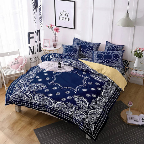 Print Bohemian Mandala Comforter Cover Super Comfortable Microfiber Fabric Bedroom Beddidng Set Datura Duvet Cover+pillowcases Julia M LifeStyles