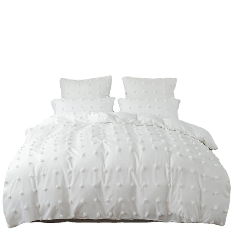 Crafts Furball King Size Bedding Set Queen Size Double Duvet Cover Set 200x200 High Quality Tufted Quilt Cover and Pillow Cases