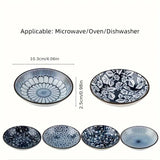 6Pcs Creative Ceramic Snack Plates Set