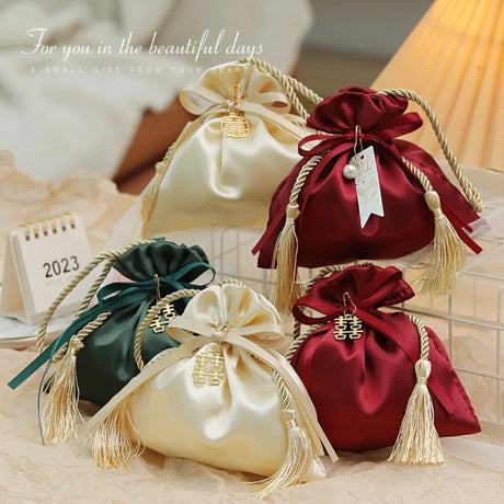 Luxury Packing Drawstring Velvet Pouch Sachet Gift Bag