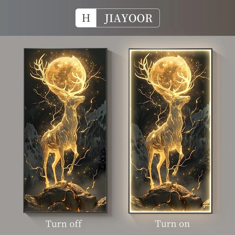 Luxury LED Crystal Porcelain Wall Lamp