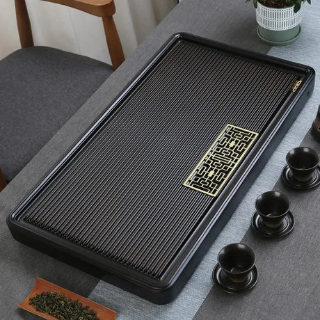 Luxury Solid Wood Gongfu Tea Tray 🌿