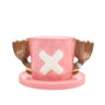 Anime Coffee Mug with Saucer Creative Luffy Ace Sabo Three Brothers Hat Shaped Ceramic Coffee Cup Child's Birthday Gift Cup Julia M LifeStyles