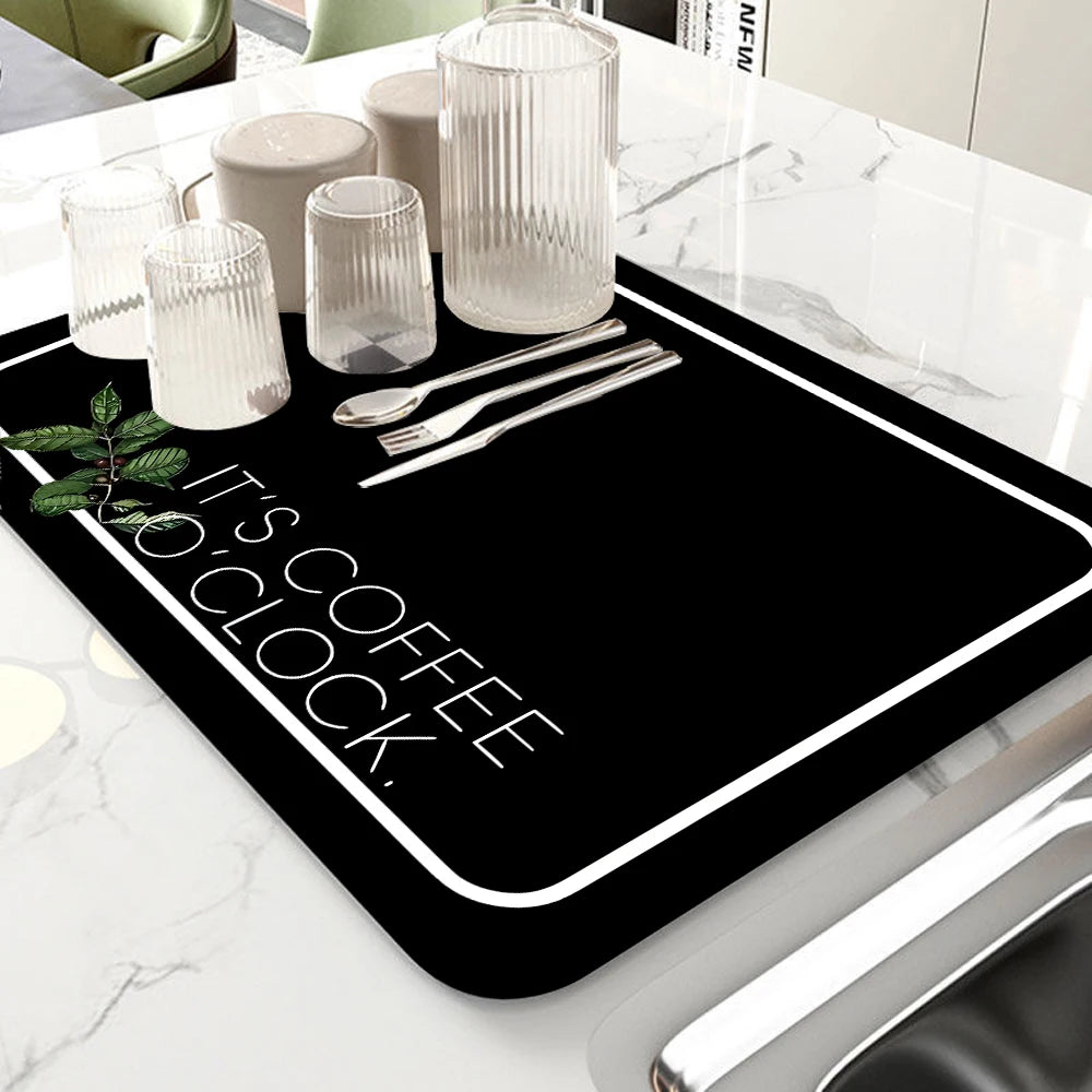 Coffee Machine Mat Waterproof Drain Pad