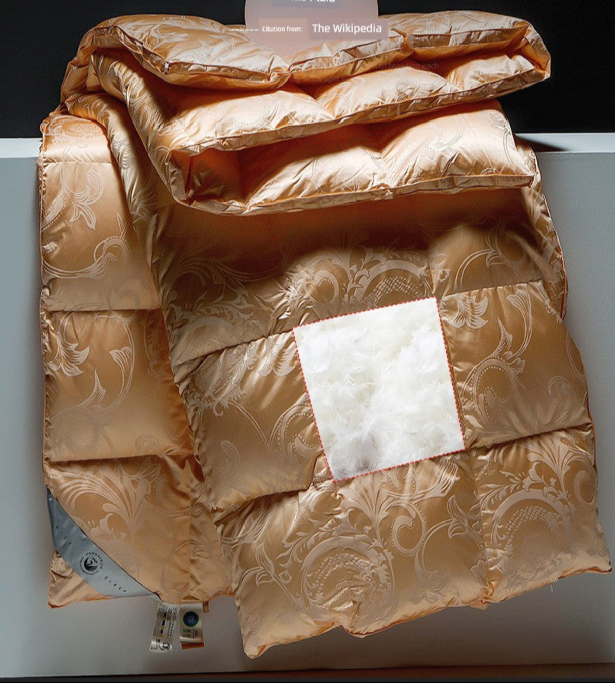 Italy Import Silk Duvet 95 White Goose down Quilt Winter Quilt Thickened Heattech Mute Floor Heating Air-Conditioning Quilt Julia M LifeStyles