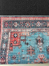 Moroccan Retro Style Bathroom and Living Room Floor Mat