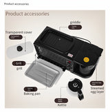 Breakfast Machine Multi-Functional For Home Bread Maker Three-in-One Electric Oven Sandwich Machine Toaster Cross-Border Overseas Same Style Julia M Home & Kitchen