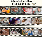 Popcorn Movie Snack Throw Blanket Cozy Fleece Plush for Sofa Bed Funny Food Gift for Kids Boys Girls Men Women Popcorn Lovers x - Julia M LifeStyles