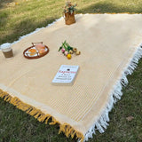 1pc Ins style Picnic Blanket, Beach Blanket, Soft & Foldable Outdoor Mat - Essential for Spring and Summer Camping, Parties