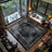 Luxury Retro Black Persian Carpet - Julia M LifeStyles