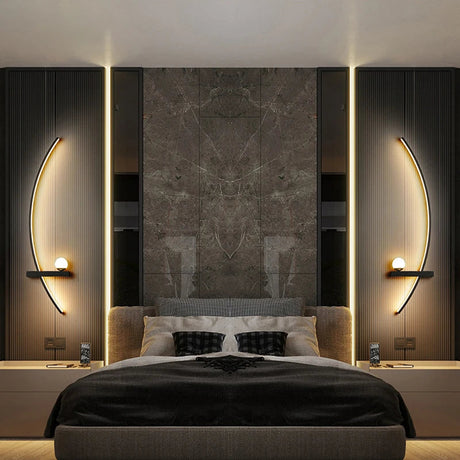 Modern LED Wall Lamp with Smart Remote Control for Bedroom and Living Room Julia M LifeStyles