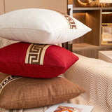 Cotton Linen Cushion Cover - Nordic Style Geometry 45x45cm - Julia M LifeStyles