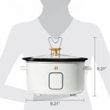 Beautiful 4Qt Slow Cooker with Touch-Activated Display, White Icing by Drew Barrymore Julia M LifeStyles