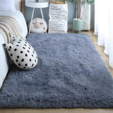 Tie-Dye Plush Carpet - Soft Fluffy Living Room Bedroom Mat