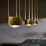 Minimalist Led Hanging Lights for Bedside Gold White Dining Room Kitchen Island Pendant lamp Home Decorative Metal Luster