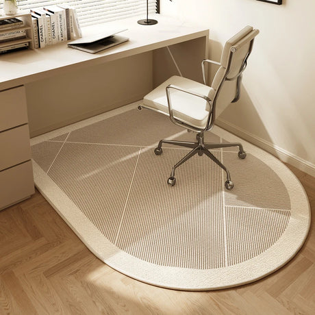 Cream Style Modern Arc-shaped Carpet
