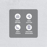 10 Piece Cotton Towel Set - Quick Dry & Soft Absorbent